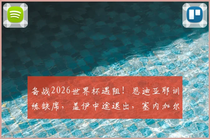 备战2026世界杯遇阻！恩迪亚耶训练缺席，盖伊中途退出，塞内加尔能否撼动法国队？